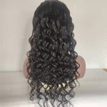 Glueless 100% Human Hair Loose Wave Wig.  13x4 lace for a natural hairline and look.